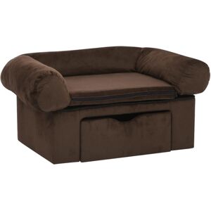 vidaXL Dog Sofa with Drawer - Small Pet Couch vidaXL Dog Sofa with Drawer - Small Pet Couch