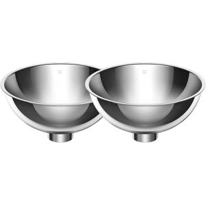 Unbranded 2 Pcs Stainless Steel Metal Bowl Replacement Set Fresh Nano Metal Water, Food, S Unbranded 2 Pcs Stainless Steel Metal Bowl Replacement Set Fresh Nano Metal Water, Food, S