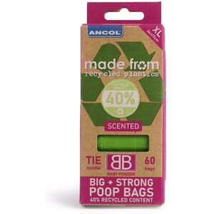 Ancol Made From Scented Poop Bag 4 Refill Sturdy Baby Powder Scent Ancol Made From Scented Poop Bag 4 Refill Sturdy Baby Powder Scent