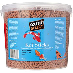 Extra Select Complete Koi Sticks Fish Food Tub, 5 Litre Extra Select Complete Koi Sticks Fish Food Tub, 5 Litre