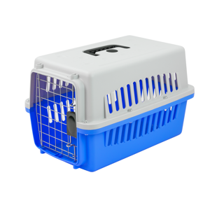 (Small Blue) KCT Portable Plastic Pet Carrier Cat Dog Puppy Cages Crates Transpo (Small Blue) KCT Portable Plastic Pet Carrier Cat Dog Puppy Cages Crates Transpo