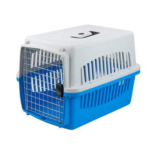(Large Blue) KCT Portable Plastic Pet Carrier Cat Dog Puppy Cages Crates Transpo (Large Blue) KCT Portable Plastic Pet Carrier Cat Dog Puppy Cages Crates Transpo
