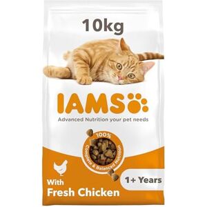 IAMS Complete Dry Cat Food for Adult 1+ Cats with Chicken 10 kg IAMS Complete Dry Cat Food for Adult 1+ Cats with Chicken 10 kg