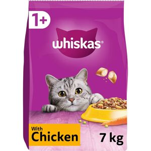 Whiskas 1+ Adult Chicken, Adult Dry Cat Food , 7 kg ( Pack of 1) Whiskas 1+ Adult Chicken, Adult Dry Cat Food , 7 kg ( Pack of 1)