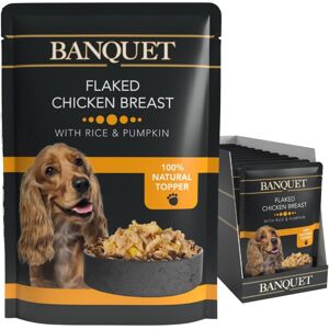 HiLife Banquet Dog Food Flaked Chicken with Rice and Pumpkin, 15x100g HiLife Banquet Dog Food Flaked Chicken with Rice and Pumpkin, 15x100g