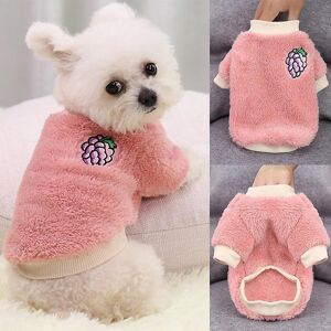 Unbranded (Pink, XS) Pet Puppy Apparel Winter Fleece Jumper Coat Small Dog Cat Sweater Clo Unbranded (Pink, XS) Pet Puppy Apparel Winter Fleece Jumper Coat Small Dog Cat Sweater Clo