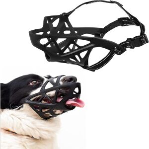 Unbranded (XL) Dog Muzzle Soft Rubber Basket Breathable Muzzles Adjustable Straps For Smal Unbranded (XL) Dog Muzzle Soft Rubber Basket Breathable Muzzles Adjustable Straps For Smal