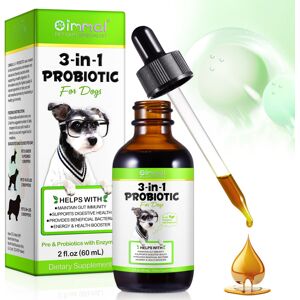 VOSIFSDIY 60ml 3-In-1 Probiotic Drops for Dogs - Maintain Gut Immunity, Supports Digestive VOSIFSDIY 60ml 3-In-1 Probiotic Drops for Dogs - Maintain Gut Immunity, Supports Digestive
