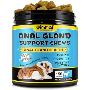 ZyranovaE Advanced Anal Gland Support for Dogs,150PCS Functional Digestive Treats Fibre Su ZyranovaE Advanced Anal Gland Support for Dogs,150PCS Functional Digestive Treats Fibre Su