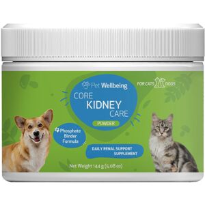 Pet Wellbeing Core Kidney Care for Cats & Dogs - Daily Phosphate Binder with FOS Pet Wellbeing Core Kidney Care for Cats & Dogs - Daily Phosphate Binder with FOS