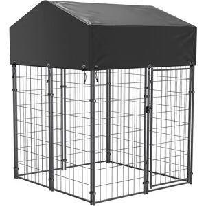 Bingopaw Heavy Duty Durable Dog Kennel Pet Metal Cage Dog Outdoor Crate Bingopaw Heavy Duty Durable Dog Kennel Pet Metal Cage Dog Outdoor Crate