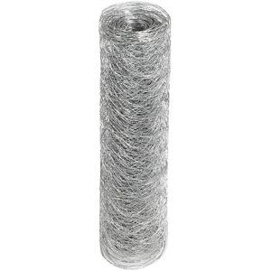 Bingopaw Chicken Wire Mesh Fence: 1m x 25m Coated Steel Metal Garden Netting Bingopaw Chicken Wire Mesh Fence: 1m x 25m Coated Steel Metal Garden Netting