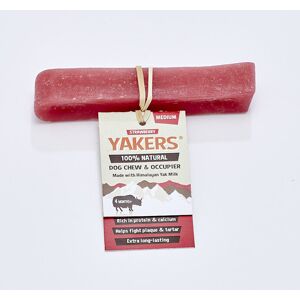(Medium (20 Pack)) Yakers Himalayan Yak Milk Dog Chew Strawberry Box (Medium (20 Pack)) Yakers Himalayan Yak Milk Dog Chew Strawberry Box
