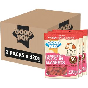 Good Boy Pigs in Blankets - Natural Dog Treats - Wheat Free Recipe - Bulk Box - Good Boy Pigs in Blankets - Natural Dog Treats - Wheat Free Recipe - Bulk Box -