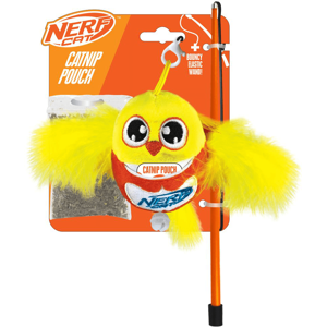 Nerf Cat Plush Bird With Bell & Catnip Wand Interactive Cat Toy Nerf Cat Plush Bird With Bell & Catnip Wand Interactive Cat Toy