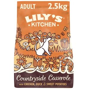 Lily's Kitchen Natural Adult Dry Dog Food Chicken & Duck Grain-Free Recipe 2.5kg Lily's Kitchen Natural Adult Dry Dog Food Chicken & Duck Grain-Free Recipe 2.5kg
