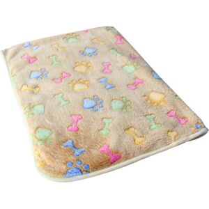 Unbranded (Brown, 60*40CM) Pet Cute 1pc Small Large Warm Paw Print Dog Puppy Fleece Soft B Unbranded (Brown, 60*40CM) Pet Cute 1pc Small Large Warm Paw Print Dog Puppy Fleece Soft B