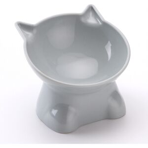 Unbranded (bluegray) Slanted Mouth Cat Bowl Protect Neck And Spine Plastic Style Nordic Ma Unbranded (bluegray) Slanted Mouth Cat Bowl Protect Neck And Spine Plastic Style Nordic Ma