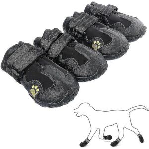 Unbranded Waterproof Shoes for Dogs with Reflective Strips Rugged Anti-slip Sole Dog Boots Unbranded Waterproof Shoes for Dogs with Reflective Strips Rugged Anti-slip Sole Dog Boots