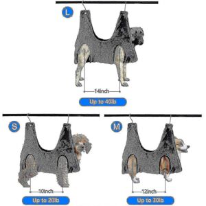 Unbranded (L, Grey) 2 In 1 Pet Grooming Nail Trimming Hammock Helper Drying Towel Restrain Unbranded (L, Grey) 2 In 1 Pet Grooming Nail Trimming Hammock Helper Drying Towel Restrain
