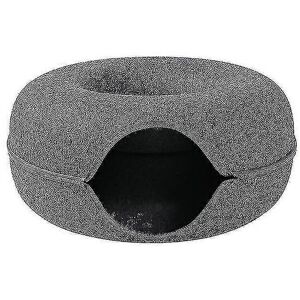 Unbranded 1 Pcs Pet Tunnel Donut Cat Bed(dark Gray) Unbranded 1 Pcs Pet Tunnel Donut Cat Bed(dark Gray)