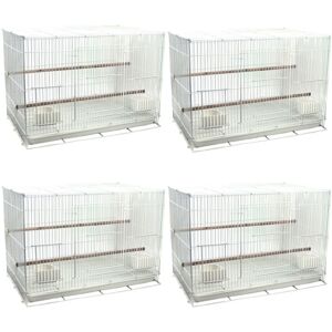 Little-Friends Budgie Breeder Cages Sealey Bird Housing Wire Pack of 4 Little-Friends Budgie Breeder Cages Sealey Bird Housing Wire Pack of 4