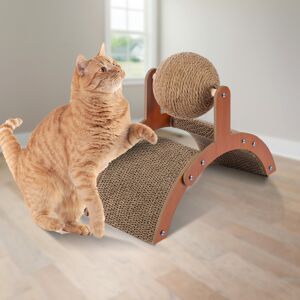 Unbranded Cat Scratcher Natural Sisal Scratching Ball with Stand Kitten Toy Unbranded Cat Scratcher Natural Sisal Scratching Ball with Stand Kitten Toy
