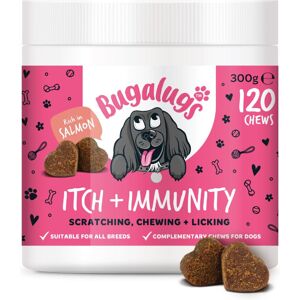 BUGALUGS Itch & Immunity Dog Treats for itchy dog skin, anti itch for dogs may h BUGALUGS Itch & Immunity Dog Treats for itchy dog skin, anti itch for dogs may h