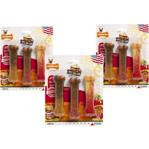 Nylabone 9-Count Frenzy Pancakes Roast Beef Club and Meat Lasagna Flavor Chew Nylabone 9-Count Frenzy Pancakes Roast Beef Club and Meat Lasagna Flavor Chew