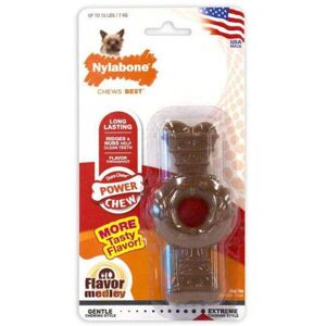 Nylabone Durachew Textured Ring Bone Chicken Blister Card Petite Nylabone Durachew Textured Ring Bone Chicken Blister Card Petite