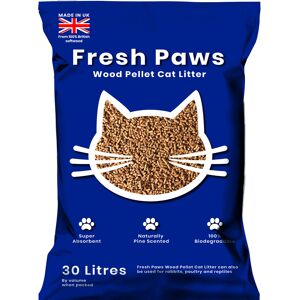 Fresh Paws Premium Wood Pellet Cat Litter, 30 L Fresh Paws Premium Wood Pellet Cat Litter, 30 L