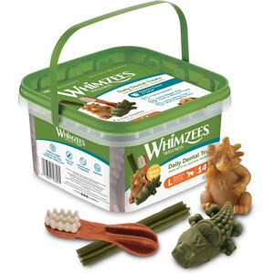 WHIMZEES By Wellness Variety Box Dental, Mixed Shapes, Size L, 14 Pieces, Natura WHIMZEES By Wellness Variety Box Dental, Mixed Shapes, Size L, 14 Pieces, Natura