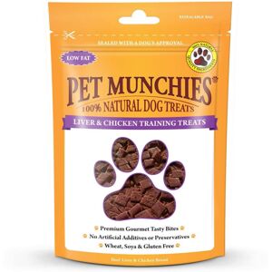 Pet Munchies Liver and Chicken Dog Training Treats, Grain Free Tasty Bites with Pet Munchies Liver and Chicken Dog Training Treats, Grain Free Tasty Bites with