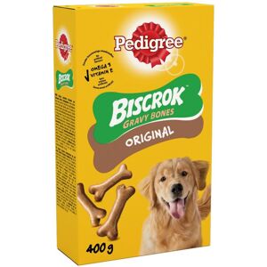 PEDIGREE Biscrok Gravy Bones Biscuits Original Dog Treats 400g (Pack of 12) PEDIGREE Biscrok Gravy Bones Biscuits Original Dog Treats 400g (Pack of 12)