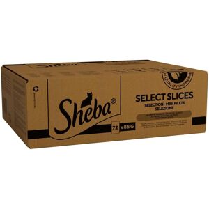 SHEBA - Adult Wet Cat Food Pouches - 72 x 85 g - Poultry - Bulk Cat Food Megapac SHEBA - Adult Wet Cat Food Pouches - 72 x 85 g - Poultry - Bulk Cat Food Megapac