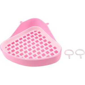 Torribaly Toilet Litter Tray,Small Animal Corner Potty, Pet Trays for , Hamster (Pink) Torribaly Toilet Litter Tray,Small Animal Corner Potty, Pet Trays for , Hamster (Pink)