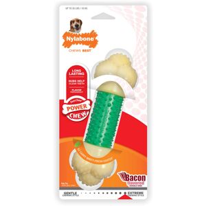 Nylabone Double Action Power Chew Durable Dog Toy Medium - Up to 30 lbs. Nylabone Double Action Power Chew Durable Dog Toy Medium - Up to 30 lbs.