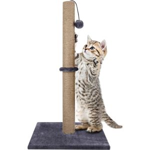 Unbranded TALL LARGE CAT SCRATCHING POST 74CM STRONG NATURAL SISAL POLE BASE Unbranded TALL LARGE CAT SCRATCHING POST 74CM STRONG NATURAL SISAL POLE BASE