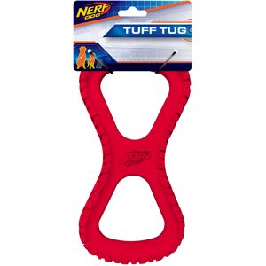 Nerf Dog Rubber Tug Dog Toy with Interactive Tire Track Texture Lightweight Du Nerf Dog Rubber Tug Dog Toy with Interactive Tire Track Texture Lightweight Du