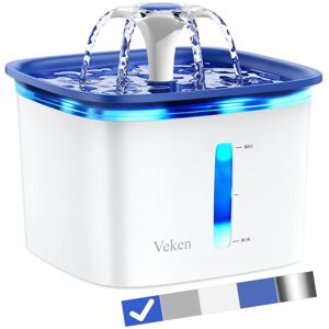 Veken 95oz/2.8L Pet Fountain Automatic Cat Water Fountain Dog Water Dispenser w Veken 95oz/2.8L Pet Fountain Automatic Cat Water Fountain Dog Water Dispenser w