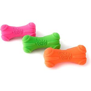 Hartz DuraPlay Bone Squeaky Latex Dog Toy for Small Breeds 3 Pack Hartz DuraPlay Bone Squeaky Latex Dog Toy for Small Breeds 3 Pack