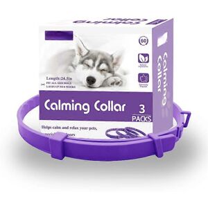 Unbranded (for dogs) Calming Collar for Dogs Cats,3pcs Anxiety Relief and Relaxing Pheromo Unbranded (for dogs) Calming Collar for Dogs Cats,3pcs Anxiety Relief and Relaxing Pheromo