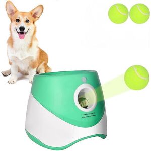Unbranded (Green) Automatic Ball Launcher for Dogs, Dog Ball Thrower with 3 Tennis Ball,In Unbranded (Green) Automatic Ball Launcher for Dogs, Dog Ball Thrower with 3 Tennis Ball,In