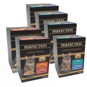 HiLife Perfection Adult Wet Cat Food, Mixed Multipack Chicken Choices (x12) / Se HiLife Perfection Adult Wet Cat Food, Mixed Multipack Chicken Choices (x12) / Se
