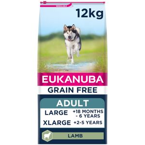 Eukanuba Grain Free Adult Large Dry Dog Food Lamb 12kg Eukanuba Grain Free Adult Large Dry Dog Food Lamb 12kg