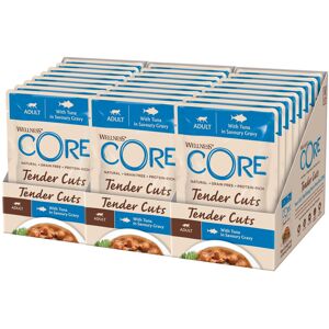 Wellness CORE Tender Cuts, 24 x 85g, Tuna, Wet Cat Food Pouches, Tender Pieces i Wellness CORE Tender Cuts, 24 x 85g, Tuna, Wet Cat Food Pouches, Tender Pieces i