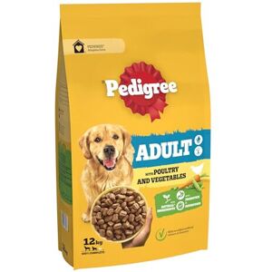 Pedigree Complete Dog Dry Food for Dogs with Poultry and Vegetable 12 kg Pedigree Complete Dog Dry Food for Dogs with Poultry and Vegetable 12 kg