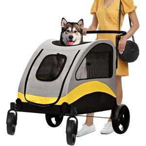 Bingopaw Extra Large Pet Jogger Stroller 4 Wheels Loads up to 65kg Bingopaw Extra Large Pet Jogger Stroller 4 Wheels Loads up to 65kg