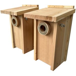 Selections Premium Wooden Birdhouse Garden Nest Box (Set of 2) Selections Premium Wooden Birdhouse Garden Nest Box (Set of 2)