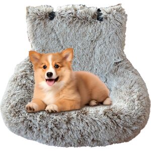Unbranded (S, Khaki) Dog Car Seat Soft Puppy Travel Cushion - Padded Breathable, Chew-Pr Unbranded (S, Khaki) Dog Car Seat Soft Puppy Travel Cushion - Padded Breathable, Chew-Pr